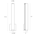 Sonneman 2442-DT Line Drawing