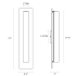 Sonneman 2443-FT Line Drawing