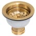 Speakman 1-1/2" Brass and Stainless Steel Basket Strainer Aged Brass