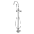 Speakman Lura Roman Tub with Built-In Diverter - Includes Hand Shower Brushed Bronze