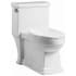 Speakman Glanville 1.28 GPF One Piece Elongated Chair Height Toilet with Left Hand Lever - Seat Included White