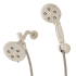 Speakman Chelsea 2.5 GPM Combination Multi Function Anystream Shower Head and Wall Mount Personal Hand Shower Brushed Nickel