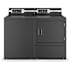 Speed Queen 26 Inch Wide 3.2 Cu. Ft. Washer and 27 Inch Wide 7 Cu. Ft. Gas Dryer Laundry Pair with Pet Plus Matte Black