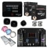 SteamSpa Black Series WiFi and Bluetooth Double 7.5KW Quickstart Steam Bath Generator Package with Dual Aroma Pump Brushed Nickel