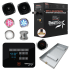 SteamSpa Black Series Bluetooth/WiFi 6kW QuickStart Steam Bath Generator Package Brushed Nickel