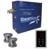 SteamSpa Oasis 10.5 KW QuickStart Steam Bath Generator Package Brushed Nickel