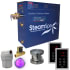 SteamSpa Royal 7.5 KW QuickStart Steam Bath Generator Package with Built-in Auto Drain Brushed Nickel