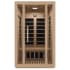 SteamSpa 2-Person Infrared Hemlock Indoor Sauna Room with LED Touch Control Panel Wood