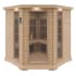 SteamSpa 5-Person Infrared Hemlock Indoor Sauna Room with LED Touch Control Panel Wood