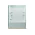 Sterling Ensemble AFD, 60" x 32" x 76" Tile Bath/Shower with Age in Place Backers - Left-hand Drain White