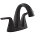 Sterling Medley 0.5 GPM Centerset Bathroom Faucet with Clicker Drain Assembly Matte Black