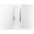 Sterling Finesse Peak Headerless frameless pivot shower door 33" max opening x 67" H Bright Polished Silver