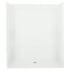 Sterling Advantage 63-1/4" x 39-3/8" x 73-1/4" Vikrell Shower with Drain Center White