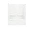 Sterling Performa 60" x 30" x 76-3/4" Vikrell Shower with Drain Left White