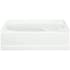 Sterling Ensemble 60" x 36" Vikrell Alcove Soaking Tub with Left Above Floor Drain White