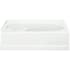 Sterling Ensemble 60" x 36" Vikrell Soaking Bathtub for Alcove Installations with Right Drain and Above Floor Drain White