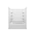 Sterling Ensemble 60" x 43-1/2" x 73-1/4" Vikrell Shower with Drain Right and Tile Design White