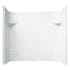 Sterling Accord 56-1/4" x 60" x 31-1/4" Vikrell Shower Wall Set with Tile Design White