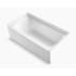 Sterling Ensemble 60" x 30-1/4" Vikrell Soaking Bathtub for Alcove Installations with Right Drain White