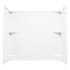 Sterling Accord 55" x 60" x 30" Vikrell Shower Wall Set White