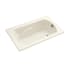 Sterling Lawson 60" x 36" Vikrell Soaking Bathtub for Drop In Installations with Reversible Drain Location Biscuit