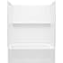 Sterling Traverse 78 1/4" X 60" Bath/Shower With Left Drain White