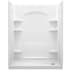 Sterling Ensemble 60" x 31-1/4" x 76-1/2" Vikrell Shower with Drain Right with Curve Design White