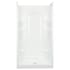 Sterling Ensemble 42" x 34" x 77" Vikrell Shower with Drain Center White