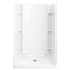 Sterling Accord 48" x 37-1/4" x 77" Vikrell Shower with Drain Center White