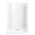 Sterling Accord 48" Vikrell Shower Back Wall with Age-in-Place Backers White
