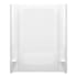 Sterling STORE+ Vikrell 60" x 72-1/2" Shower Back Wall with Integrated and Removable Storage White