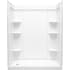 Sterling Medley 60" X 30" Shower Stall With Aging In Place Backerboards White