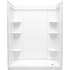 Sterling Medley 60" X 30" Shower Stall With Aging In Place Backerboards White