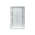 Sterling Finesse 65-1/4" High x 45-3/8" Wide Sliding Framed Shower Door with Clear Glass Silver with Smooth Clear Glass Pattern