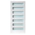 Stile Doors 24" x 80" Primed 7 Lite Satin Etched Glass (5-3/4") Solid Core Interior Slab Door Primed