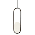 Studio M Trance 6" Wide Mini Pendant Gunmetal