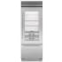 Finish: Sub-Zero Classic Series 30 Inch Wide 17 Cu. Ft. Bottom Freezer Refrigerator with Right Handed Door and Touch Controls Classic Stainless