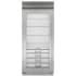 Finish: Sub-Zero Classic Series 36 Inch Wide 22.9 Cu. Ft. Column Refrigerator with Left Handed Door and ClearSight™ LED Lighting Classic Stainless