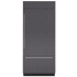 Finish: Sub-Zero Classic Series 36 Inch Wide 20.5 Cu. Ft. Panel Ready Energy Star Certified Bottom Freezer Refrigerator with Water Dispenser and Right Handed Door Panel Ready