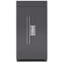 Finish: Sub-Zero Classic Series 42 Inch Wide 24 Cu. Ft. Panel Ready Side By Side Refrigerator with External Water Dispenser and French Door Panel Ready