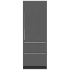 Finish: Sub-Zero Designer Series 30 Inch Wide 16.4 Cu. Ft. Panel Ready Energy Star Certified Bottom Freezer Refrigerator with Right Handed Door and Adjustable Deli Drawer Panel Ready