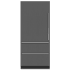 Finish: Sub-Zero Designer Series 36 Inch Wide 19.6 Cu. Ft. Panel Ready Bottom Freezer Refrigerator with Left Handed Door and Adjustable Door Bins Panel Ready