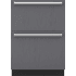 Finish: Sub-Zero 24 Inch Wide 3.8 Cu. Ft. Capacity Energy Star Rated Freezer Drawers Overlay / Panel Ready