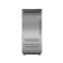 Finish: Sub-Zero 36 Inch Wide 22.7 Cu. Ft. Bottom Mount Refrigerator with Left Handed Door Classic Stainless