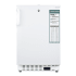 Summit Accucold 20 Inch Wide 3.32 Cu. Ft. Compact Refrigerator with Temperature Alarm White