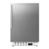 Summit 21 Inch Wide 2.68 Cu. Ft. Built-In / Free Standing Upright Compact Freezer with Stainless Cabinet and Vertical Handle Stainless Steel