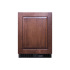 Summit 24 Inch Wide 3.7 Cu. Ft. Built-In Upright Compact Freezer with Adjustable Shelves and Temporary Memory Function Panel Ready