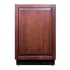 Summit 21 Inch Wide 3.53 Cu. Ft. Compact Freezerless Refrigerator with Adjustable Glass Shelves and Black Toe Kick Panel Ready