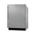 Summit 21 Inch Wide 2.68 Cu. Ft. Compact Refrigerator and Freezer Combo with Stainless Cabinet and Pro Handle Stainless Steel
