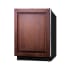 Summit 21 Inch Wide 2.68 Cu. Ft. Compact Refrigerator and Freezer Combo with Left Hand Door and Black Cabinet Panel Ready